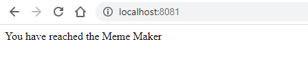 serving on localhost