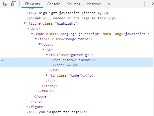 Comments on Code Line Numbers in Jekyll | Jacob Wicks’ Dev Blog